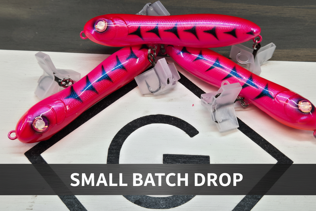 Flamingo Fury Peanut close-up with Small Batch Drop badge