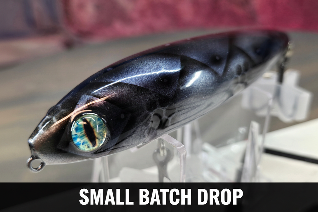 Walking Stick Battle Plated Raven close-up with Small Batch Drop banner